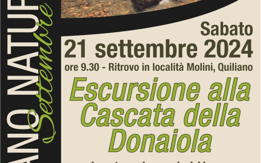 ESCURSIONE ALLA CASCATA DELLA DONAIOLA