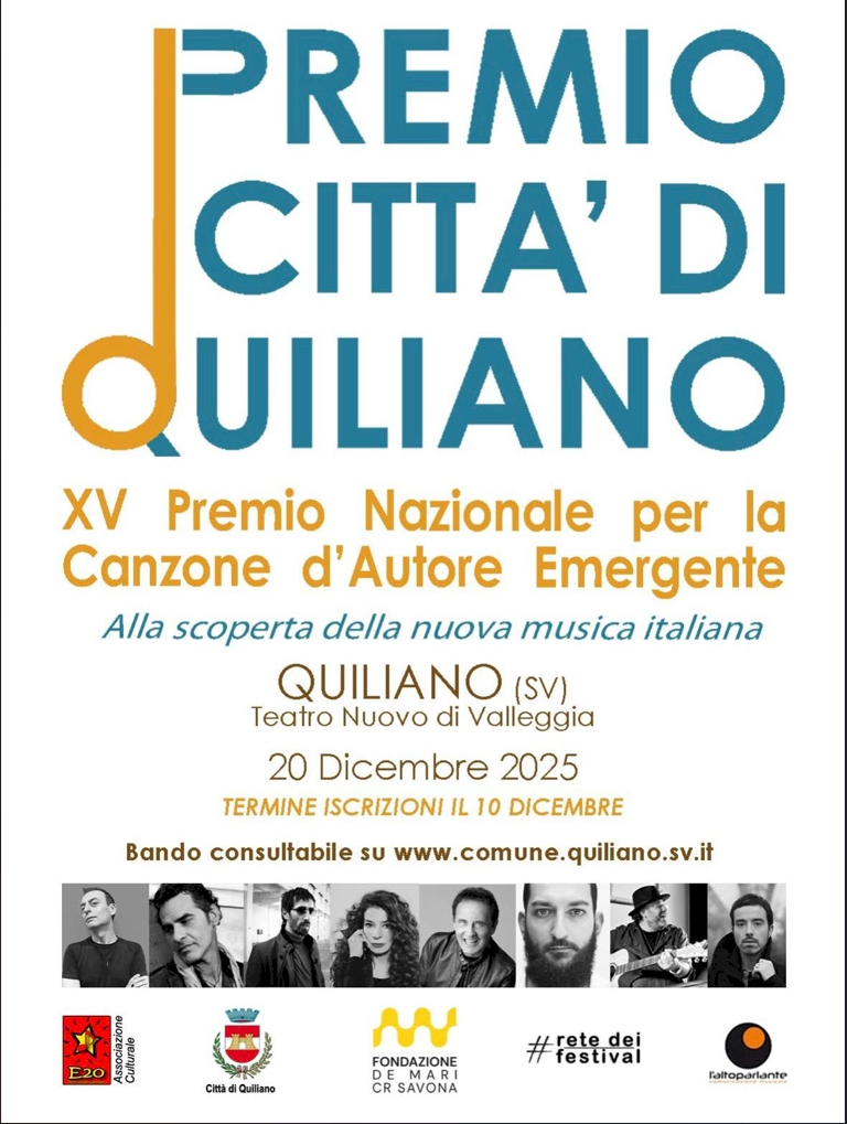 Premio nazionale per la Canzone d’Autore Emergente 2025