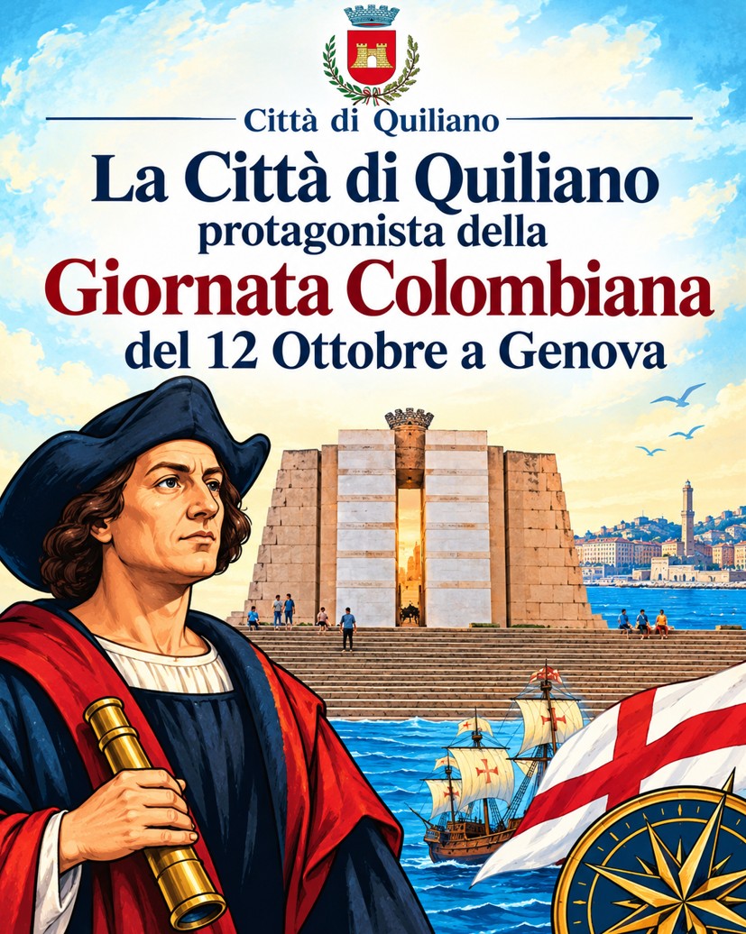 La Città di Quiliano protagonista della Giornata Colombiana del 12 ottobre a Genova
